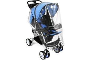 Mture Habillage Pluie Pour Poussette, Imperméable Universel Poussette Shopper, Jogger Ou Buggy Avec Canopy, Modèle1 1 Unité (Lot De 1)