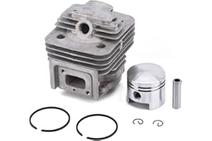 AKOZON Kit De Remplacement Cylindre Piston Tl52 Débroussailleuse, Jeu D'anneaux De Kit De Piston De Cylindre Pour Débroussailleuse Tl52 Bg520 44mm Kit Cylindre Piston