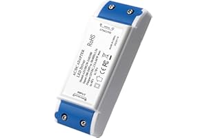 YETEE 24V 60W LED Transformer, 2.5A LED Power Supply Transformer, 240 AC To 24V DC Transformer LED, Constant Voltage Driver Adapter for LED Strip Lights and G4, LED Light Bulbs and Ring Doorbell