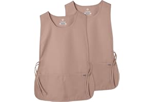 ADAR UNIFORMS Adar Universal Tablier de Travail Unisexe - Lot de 2 Tabliers d'Esthéticienne