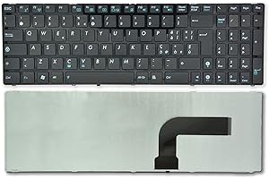 HIQ+ Tastiera per NoteBook Asus K52F, G73S, K42D, K42J, K42N, K52, K52D, K52J, X53E, X53S Series con Frame Versione Italiana.