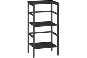 ‎HOOBRO HOOBRO Leiterregal, Standregal, 3 Ebenen Bücherregal, Querstangen-Design, Multifunktionales Ablageregal, Stabiler Metallrahmen, Industriestil, für Wohnzimmer, Schlafzimmer, Arbeitszimmer EBB80CJ01