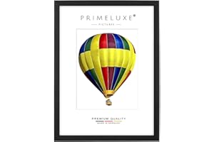 PrimeLuxe Cadre photo en bois 65 x 85 cm (Dimension de l'image) en Pin-Noir | Couleur et taille sélectionnables | pour affiches | Puzzle | collage de photos
