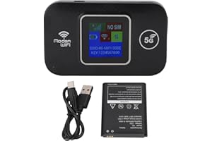 Yosoo Health Gear 4G LTE tragbarer WLAN-Router, Pocket WiFi Wireless Mobile Hotspot 300Mbps High Speed Sharing bis zu 10 Benutzer, Europa