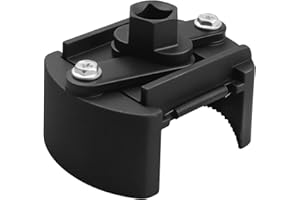 Jortmrd Llave Filtro Aceite Ajustable, Llave para Filtro de Aceite 60-80mm, Universal Herramienta Filtro Aceite, Quitar el Filtro de Aceite en Automóviles para Coche Moto