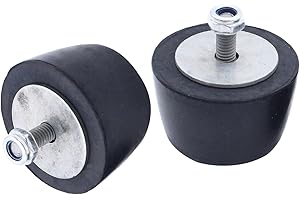 TISHITA #N/a 2 piezas de goma negra parachoques amortiguador capó tope para Jeep Wrangler 1987-2018