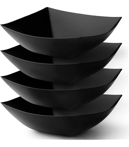 Tiawudi 2 Pack Snack Bowls (4.9L Large), Plastic Serving - View #9