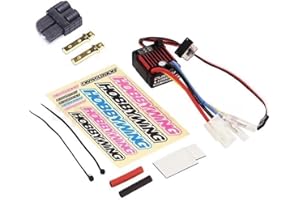 SPARKHOBBY QuicRun 1060 Contrôleur de vitesse électronique brossé 60 A pour HobbyWing ESC 2-3S Lipo SBEC 6 V 3 A étanche à l'eau et à la poussière pour sport 1:10 (1060 60 A TRX-M)