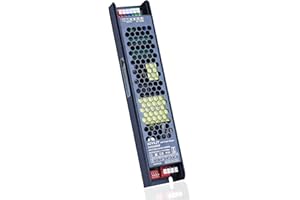 JOYLIT Alimentatore 24V 400W Professionale, 200V-240V AC a DC 24 Volt 16.7A Trasformaore Ultra Sottile e Nessun Rumore Senza Sfarfallio LED Driver per Striscia LED (16V/18.5V/20.5V/24V Regolabile)