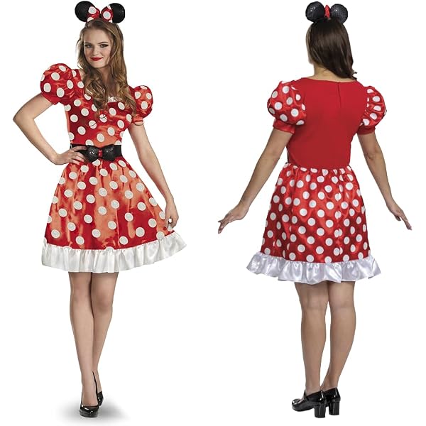 FIESTAS GUIRCA | Costume de Ratoncita Adulte (36-38/S) - Robe, Ceinture et Diadème - Costumes de Souris pour Halloween, Carnaval et Fêtes Déguisées