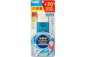 Kao Biore UV Aqua Rich Écran solaire en gel aqueux SPF50 + PA ++++ pour le corps et le visage Hydratant 155 ml Fabriqué au Japon