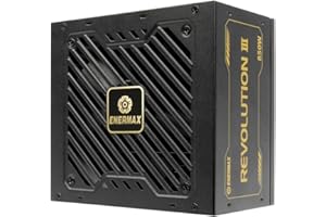 ENERMAX Revolution III 850 Watt | Alimentatore completamente modulare ATX 3.1 | PCIe 5.1 | 80 Plus Gold | ventola FDB silenziosa da 120 mm | Condensatori 105°C | ERV850G-AHG-MAC