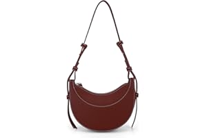 GSenhui Torba na ramię ze sztucznej skóry, damska torba na ramię, hobo Bag torebka na pierogi, torebka damska na ramię, Crossbody Bag Moon Bag Crossbag z 2 paskami na ramię dla dziewcząt