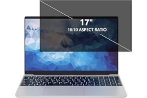Koelaa Laptop Blickschutzfolie 17 Zoll für 16:10 Seitenverhältnis Monitor, Notebook Privacy Filter, Anti Blaulicht Blendschutz Displayschutz, Abnehmbarer Blickschutzfolie-17 (16:10)