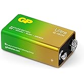 GP Batteries G-TECH Ultra Alkaline 9V - 6LR61 Size 9V Battery Single Card