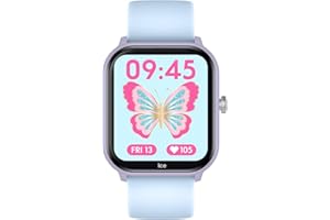 Ice-Watch - Ice Smart Junior 3.0 - Rechteckige Kinderuhr mit Silikonarmband (1.75 inch) - Sportüberwachung, Stoppuhr, Spiele, Herzfrequenz, Schrittzähler