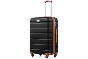 COOLIFE Resväska Hardshell-resväska Medium-storleks resväska Bagage Lättvikts Resväska Handbagage-resväska inkl. TSA-lås rull