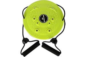 SILULCM Waist Whisper | Waist Whisper Exercise | Body Shaping Waist Twisting Disc | Weight Whisper | Core Workout Equipment for Exercise Waist Twisting Disc with Resistance Band Full Body