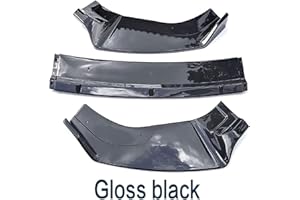 LTSRLL Coche Alerón Delantero Parachoques para Golf 7 MK7 7.5 R GTI GTD 2014-2019, Anti Colisión Spoiler Lip Difusor Inferior Hoja Divisoria Labio Kit Carrocería