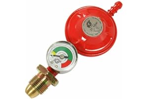 LGT LPG Propane Gas Regulator With Gauge - 37 Mbar - A300i