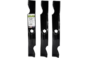 Maxpower 561545B 3-ostrzowy zestaw dla wielu kosiarek MTD, Cub Cadet, Troy-Bilt Mowers, zastępuje OEM nr 742-04056, 942-04056, 112-0316 i inne, czerwony