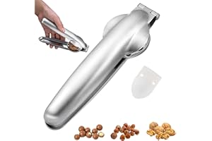 AOMAIGAD Cortador de Castañas, Pinza Castaña, Cortador de Castañas de Acero Inoxidable, Cortador de Castañas, Pelador de castañas, con Garras de castaño, para Castañas, Avellanas y Otros Frutos Secos