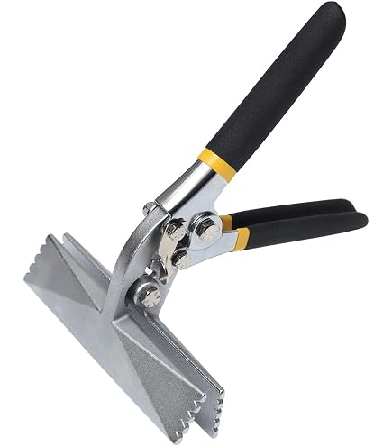 Impugnatura Gommata KOTARBAU® Pinza Per Lamiera 100 Mm Dritta 0º Pinza Pieghevole Forgiata Per Tetti Per Piegare La Lamiera Con Impugnatura In Gomma Pinza Cartongesso Professionale - 8