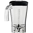 Blender Cup, with Blade Lid On The Bottom, Compatible for Hamilton Beach HBH550/650/850 Blender Ice Crusher Juicer Container Tank Replacement(650)