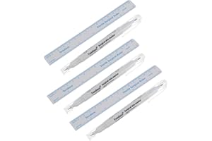 ULTECHNOVO 10 Stück Doppelkopf Hautmarkierungsstifte Tattoo Marker Stifte Für Augenbrauen Mapping Und Chirurgische Hautmarkierung Wasserdicht Präzise Linien