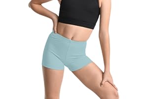 NetSetUK Girls Cycling Shorts - Kids neon Microfiber hot Pants Stretchy Comfortable fit Girls Shorts for Yoga, Ballet, Gymnastics, School & Sportswear