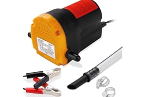 Monzana Pompe à vidange Extraction Huile Diesel Aspiration vidange Auto Huile 12V 80W