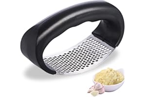 EIHI Presse Ail Inox à Bascule - Écrase, Coupe et Hachoir Manuel pour Ail