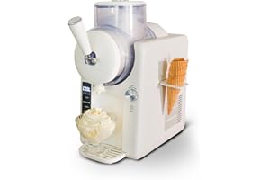 ‎UNOLD Unold 48950 Slush- und Softeismaschine Sofie mit Kompressor ca. 2 L 5 Programme für Slushies, Softeis Frozen Cocktails, Milchshakes in 30 min, Behälter spülmaschinengeeignet, Weiß