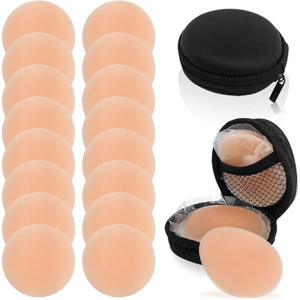Autocollants Invisibles - Coffee - 3P Box - Silicone médical - Réutilisables - Pour Femme Blanc Autocollants Invisibles - Coffee - 3P Box - Silicone médical - Réutilisables - Pour Femme Blanc
