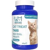 Muvicado Immunity Kedi K&ouml;pek &Ouml;d&uuml;l Tableti Kedi Bağışıklık Sistemi G&uuml;&ccedil;lendirici Tablet Beta Glukan