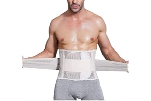 AOOPOO Men's Abdomen Belt Waist Trimmer Belt for Men Adjustable Slimming Belt Weight Loss Belly Fat Burner Belt Body Shaper Slimmer for Outdoors Sports Fitness