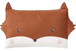 VERTBAUDET Taie d'oreiller bébé FLEURETTES ORANGE 40X60