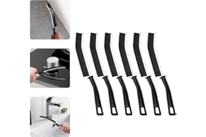 PAAOROARU 6 Stück Hartborsten Eckenreinigungsbürste, Fugenbürst, Spaltreinigungsbürste, Fugenreinigungsbürste, Fugenbürste Bad, Reinigungsbürste für Fliesenböden Küche Badezimmer