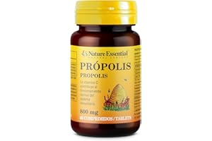 Nature Essential | Própolis 800 mg | 60 Comprimidos | Con Echinácea, Tomillo y Vitamina C | Aminoácidos y Oligoelementos