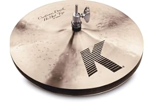 Zildjian K Custom Series - 13 Inch Dark Hi-Hat Cymbals - Pair