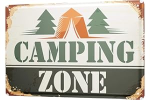 LEOTIE SINCE 2004 Plaque En Métal Métallique Poster Mural tin sign Rétro Camping