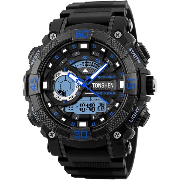 Montre Casio Homme TONSHEN Hommes Montre Bracelet Digital