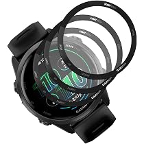 Custodia Protettiva Con Vetro Temperato Per Garmin Forerunner 570 47mm – Antigraffio E Copertura Totale