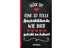 Abschied Azubi: Notizbuch Azubine das Abschiedsgeschenk Auszubildende ein A5 Notizheft liniert das praktische Geschenk zum Abschluss einer Ausbildung für beste Azubis von Kollegen und Chef