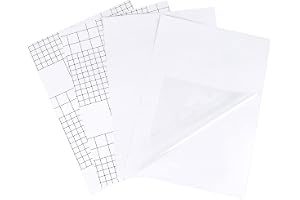 BENECREAT 50 ark självhäftande lamineringsark, A4, 21 x 30 cm (8 x 12 tum) – vattentät självhäftande lamineringsark, glansig