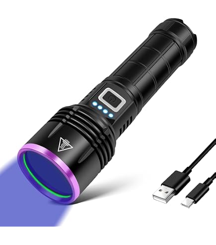 2X Torcia UV 365nm Luce Nera VASTFIRE – Rilevatore Di Macchie Di Urina Per Animali