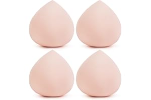 ELKFLEE 4 PCS Marshmallow Sponge Makeup Set Ultra Soft Expanding Makeup Latex Free Not Eating Powder Sponges Beauty Blenders Sponges Dry & Wet Use for Powder for Foundation Creams Powders Concealer (Pink)