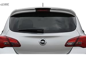 RDX Racedesign Roof Spoiler Compatible with Opel Corsa E 3-Door 2014- (PUR-IHS)