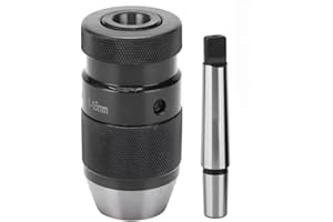 LQGTQO Acciaio Mandrino Trapano, Mandrino per Trapano, Mandrino Autoserrante per MT2 -B18 MK2 da 1-16mm, Mandrino a Colonna con Pergolato per Trapano Tornio