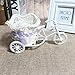 Produktbild Fashion Hochzeit Dreirad Bike Design Blume Korb Vase Aufbewahrung Party Dekoration, plastik, violett, Flower